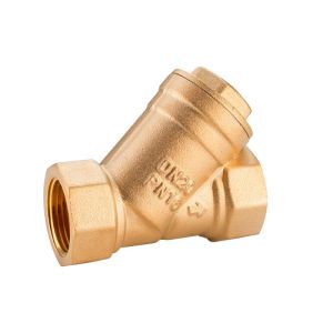 Buy cheap Customized Heavier Type DN15 Brass Y Type Strainer Check Valve With Ss Net from wholesalers