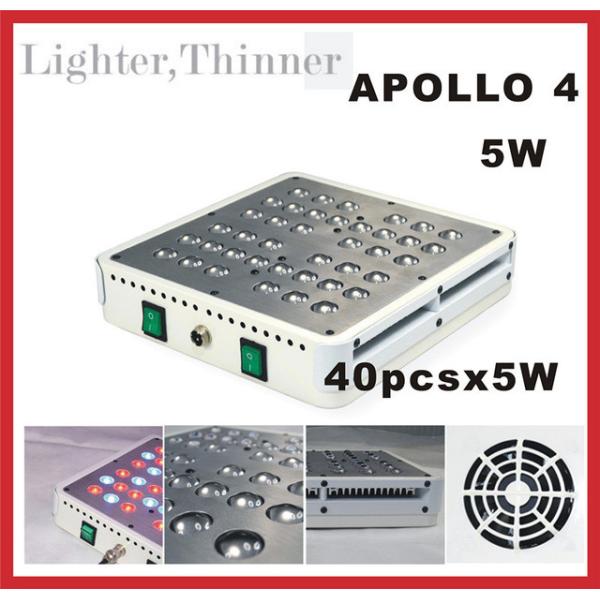 Quality 200watt apollo 4 Grow Led Light for Hydroponics Systems for sale