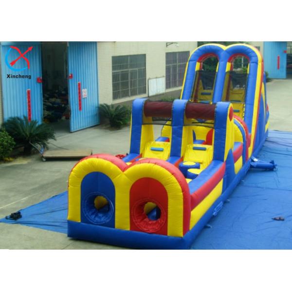 Quality Customized Inflatable Obstacle Course Inflatable Bouncy Jumping Castle With Slides for sale