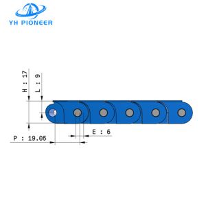 High Temp Resistant Conveyor Chain Plate , POM Material Conveyor Plastic Chain
