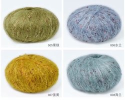 Recyclable Chunky Cotton Acrylic Blend Yarn Multipurpose Practical