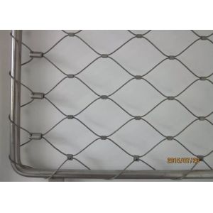 Buy cheap Stainless Steel Wire Rope Mesh Webnet with 7 x 7, 7 x 19, and 1 x 19 Rope Constructions for Architectural and Safety Applications from wholesalers