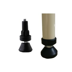 Buy cheap Black Screw Adjuster Pipe Rack Fittings For Pipe Racking System from wholesalers