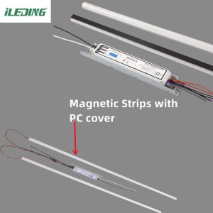 85 CRI Magnetic 4FT LED Linear retrofit Kit for Commercial Office Shop 2x4
