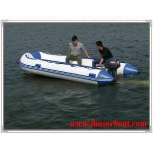EU CE approved Foldable Inflatable Boat with motor for fishing