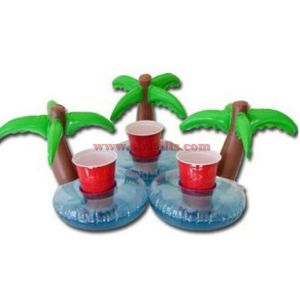 Mini Flamingo Floating Inflatable Coasters Drink Cell Phone Holder Stand Pool
