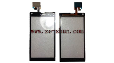 Buy cheap Scratchproof Replacement Touch Screens For Sony S36h Xperia L / C2105 Black from wholesalers