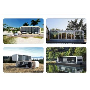 Balcony Container House Custom Design for Hotel Office and Restaurant