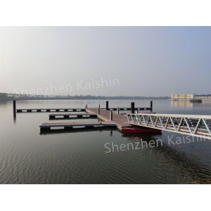 Buy cheap Customized Yacht Floating Dock Durable Marina Aluminum Alloy Floating Pontoon product