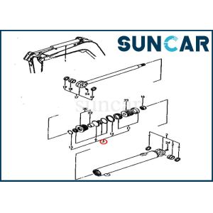 Buy cheap YM172141-99380 YM17214199380 Arm Cylinder Service Kit Seal Kit For KOMATSU PC30FR-1 Model from wholesalers