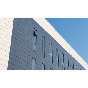 Buy cheap Industrial Steel Structure Warehouse with Roll Up Door and Fireproof Rock Wool Cladding System from wholesalers