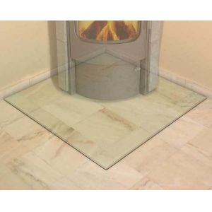 Buy cheap Clear Glass Fireplace Enclosures , Glass Screen For Fireplace from wholesalers