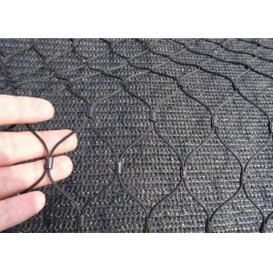 Buy cheap Easy Installation Black Oxide Wire Rope Mesh With 1.2mm - 3.2mm Wire Diameter from wholesalers