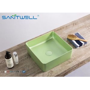 Buy cheap Rectangular Art Basin Sink Virus Resistant 24 Month Warranty With Thin Ceramic Material from wholesalers