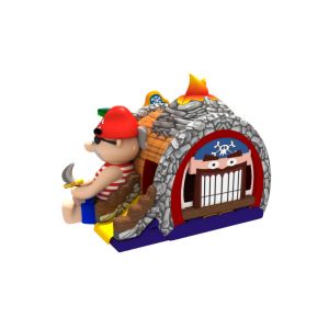 Buy cheap Volcano Printing Pirate Themed Kids Inflatable Bounce House With Slide from wholesalers