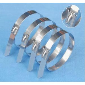 Buy cheap Stainless steel self-locking cable ties from wholesalers