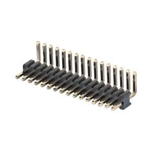 Buy cheap 1.27mm Pitch Right Angle Board To Board Connector 2 - 50 Pin Brass Pin Header Connector from wholesalers