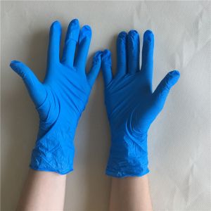 Buy cheap 100pcs ODM disposable medical nitrile eexamination gloves product