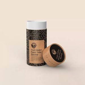 Buy cheap Coffee Bean Packaging Cylinder Round Paper Container Biodegradable Empty from wholesalers