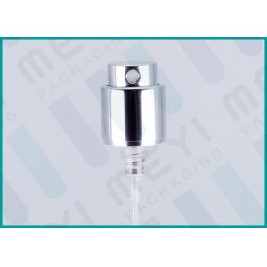 Buy cheap Glossy Silver Perfume Pump Sprayer 0.05 - 0.20cc Dosage With Aluminum Collar from wholesalers