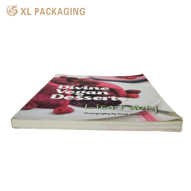 Buy cheap XL Packaging Custom Book Printing Wholesale Custom Book Printing Services Custom Print Food Magazine Printing Service Restaurant Menu Book from wholesalers