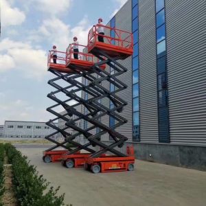 Self Moving Light Duty Scissor Lifting Platform with Fault Diagnostic System