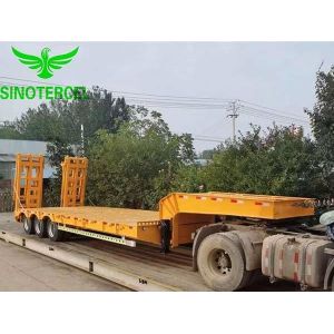Buy cheap Removable Gooseneck Semi Trailer 70 Tons Gooseneck Skeletal Trailer from wholesalers