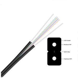 Buy cheap Outdoor Flat 2 Core Fiber Cable Single Mode With CE Certified from wholesalers