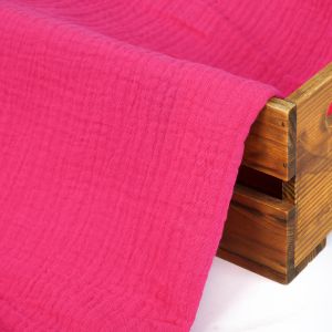 High Quality Breathable Anti-bacterial Double Gauze Crinkle Muslin Crushed