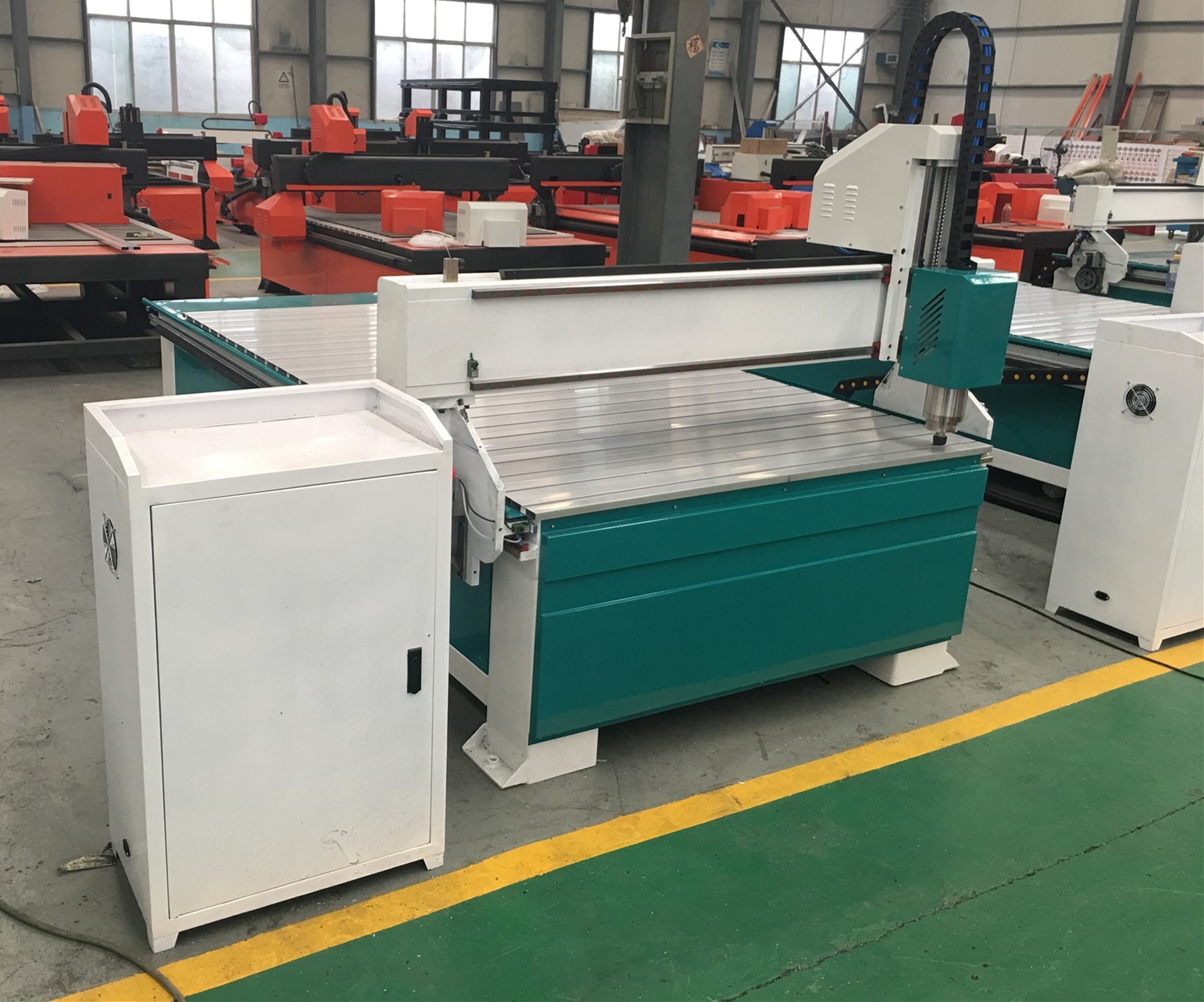 4x8 ft Automatic 3D Cnc Wood Carving Machine , 1325 Wood Working Cnc Router for