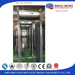 IP55 Security Walk Through Metal Detector Weatherproof LCD Display