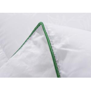 Buy cheap 200 Thread 85GSM Green Satin Piping Bamboo Fiber Quilts from wholesalers