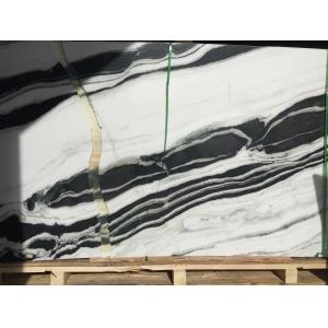 Black And White Lighting Natural Marble Tile And Slab , Marble Floor And Wall