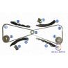 Buy cheap Timing chain kit for SUBARU Forester Impreza XV Crosstrek Outback Legacy 13143-AA110 130L 13142-AA090 from wholesalers