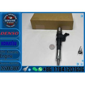 Buy cheap Diesel Fuel Common Rail Injector 095000-1211 6156-11-3300 095000-1210 095000-0800 095000-0801 for Komat-su PC400-7 PC450 from wholesalers