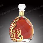 Buy cheap Luxury Crystal 700Ml Whiskey Glass Bottle With Glass Cap from wholesalers