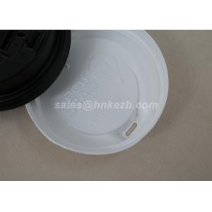Buy cheap Hot / Cold Drink Paper Cup Lid , Disposable Cup Lids For Beverage Cups SGS FSC Certificate product