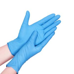 China FDA 510K Pure  Disposable Nitrile Gloves Medium Tear Resistant on sale