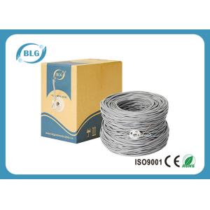 Buy cheap Twisted Pairs Cat6 Lan Cable , 1000ft Shielded FTP Lan Cable With 5.8mm PVC Jacket product