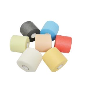 Buy cheap Custom Sports foam prewrap colored underwrap 7cm x 27.5m PU tape from wholesalers