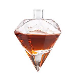Buy cheap Industrial Gin Vodka Rum Wine Spirits Brandy Diamond Shape Glass Bottle for Beverage from wholesalers