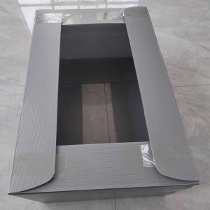 Lightweight Reusable Corrugated Plastic Crates Waterproof Stackable Warehouse