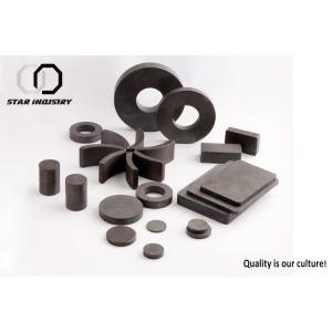 Ferrite Industrial Permanent Magnets Customized Shape Multiple Coatings