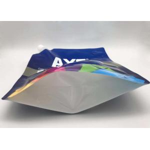 PET / NY / PE Material Three Side Seal Pouch / 1.8kg Detergent Stand Up