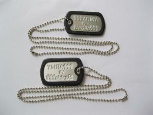 Buy cheap 50*30mm Size Custom Metal Dog Tags , Aluminum Dog Tags With Ball Chains product