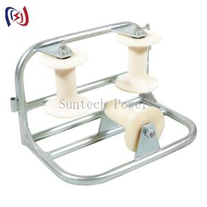 Buy cheap Triple Pulley 10KN Corner Ground Cable Roller For Tranmission Line Construction Works from wholesalers