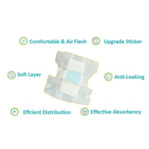 Buy cheap New Born S M L XL XXL Szie Non Woven Surface Breathable Sheet Grade a Disposable Bamboo OEM Disposable Diapers Pampering from wholesalers