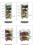 Buy cheap Kitchen Vegetable And Fruit Storage Rack Baked Paint Stainless Steel 15KG Limit from wholesalers