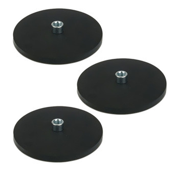 Quality A3 Steel Case Rubber Coated Magnets Neodymium Customized Size for sale