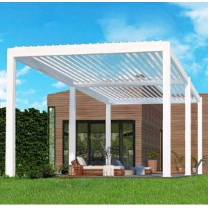 Buy cheap Aluminum Motorized Gazebo Bioclimatic Louvered Roof Pergola OEM from wholesalers
